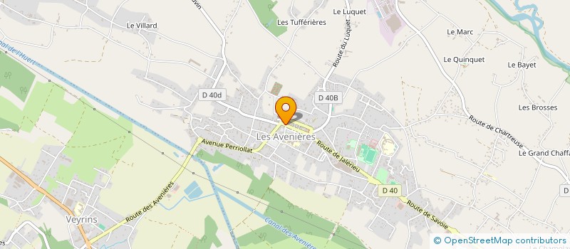 localisation de l'entreprise MONSIEUR ETIENNE GARNODIER  LES AVENIERES VEYRINS-THUELLIN