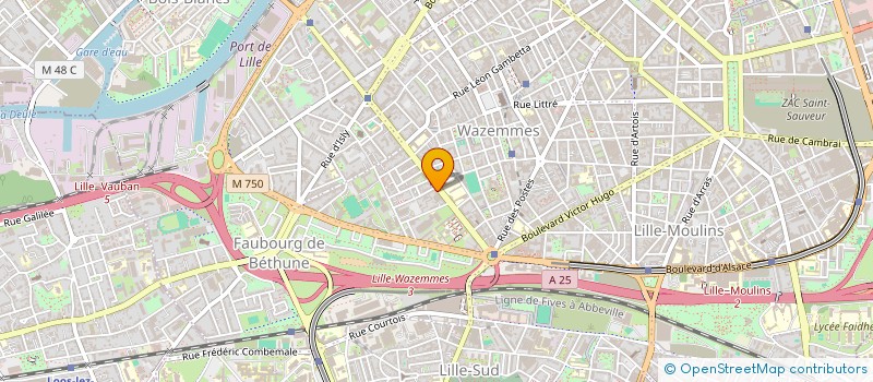 localisation de l'entreprise MONSIEUR ETIENNE GAUDRY à LILLE