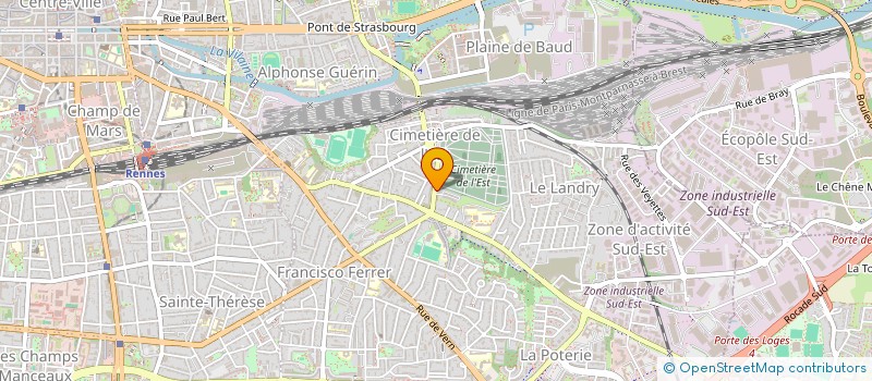 localisation de l'entreprise MONSIEUR ETIENNE GEFFROY  RENNES