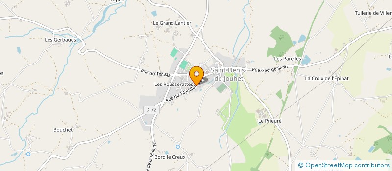 localisation de l'entreprise MONSIEUR ETIENNE GENTAL à SAINT-DENIS-DE-JOUHET