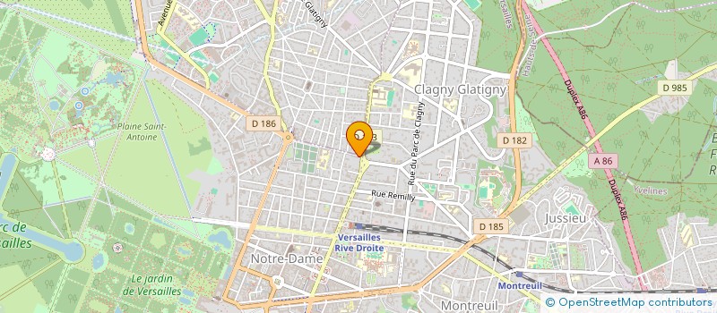 localisation de l'entreprise MONSIEUR ETIENNE GENUYT à VERSAILLES