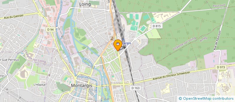 localisation de l'entreprise MONSIEUR ETIENNE GEOFRROY à MONTARGIS