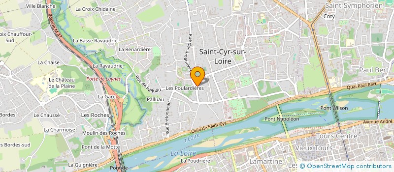 localisation de l'entreprise MONSIEUR ETIENNE GEORGET  SAINT-CYR-SUR-LOIRE