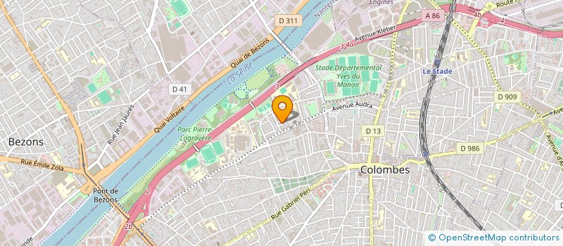 localisation de l'entreprise MONSIEUR ETIENNE GIACOMETTI à COLOMBES