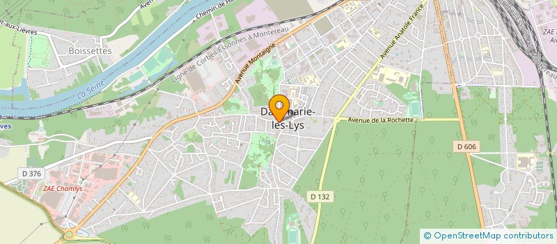 localisation de l'entreprise MONSIEUR ETIENNE GIRARD à DAMMARIE-LES-LYS