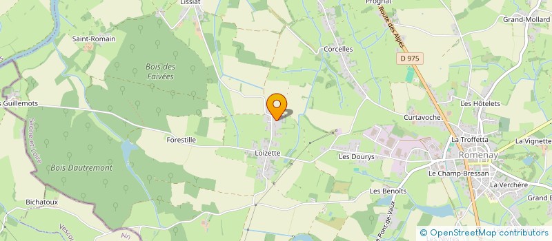 localisation de l'entreprise MONSIEUR ETIENNE GIRARD à ROMENAY