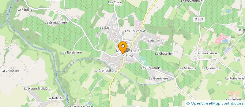 localisation de l'entreprise MONSIEUR ETIENNE GIRARD  MAISDON-SUR-SEVRE