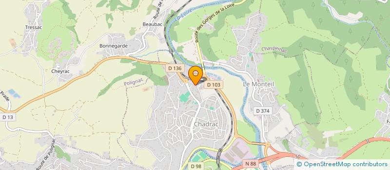 localisation de l'entreprise MONSIEUR ETIENNE GIRARD  CHADRAC