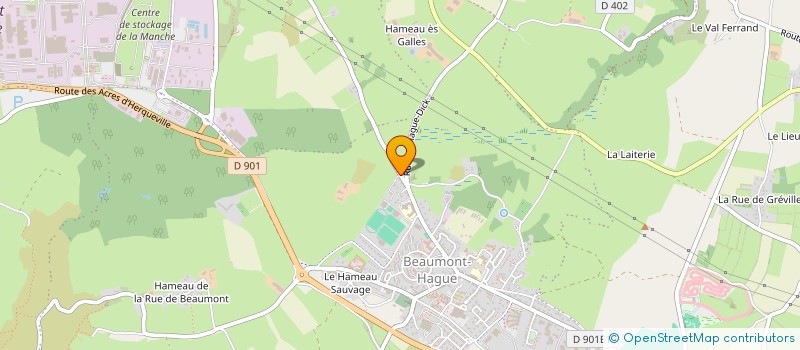 localisation de l'entreprise MONSIEUR ETIENNE GIRARDEAU  LA HAGUE