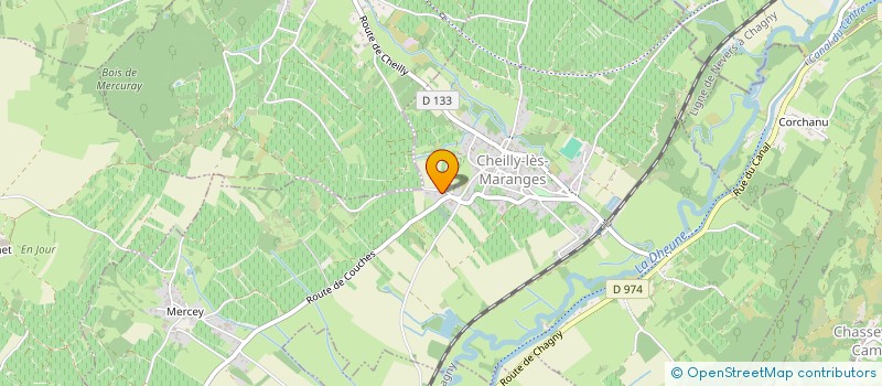 localisation de l'entreprise MONSIEUR ETIENNE GIROD  CHEILLY-LES-MARANGES