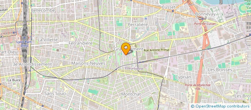 localisation de l'entreprise MONSIEUR ETIENNE GLEVAREC  VILLEURBANNE