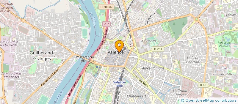 localisation de l'entreprise MONSIEUR ETIENNE GOLDET à VALENCE