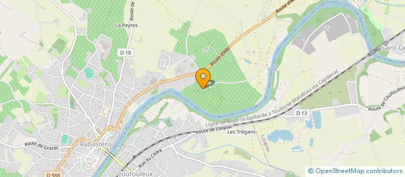 localisation de l'entreprise MONSIEUR ETIENNE GOUIN à RABASTENS
