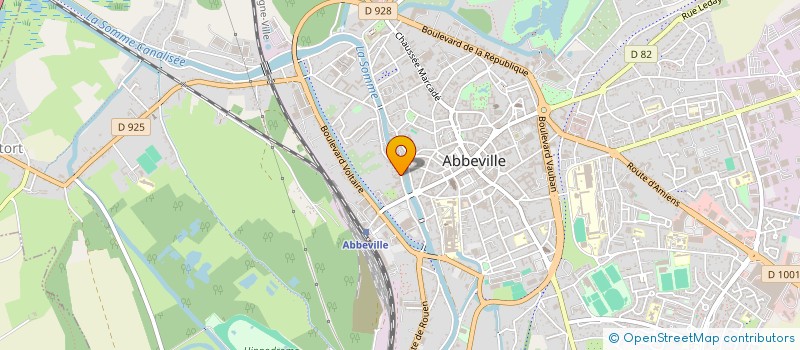 localisation de l'entreprise MONSIEUR ETIENNE GOULLIEUX  ABBEVILLE