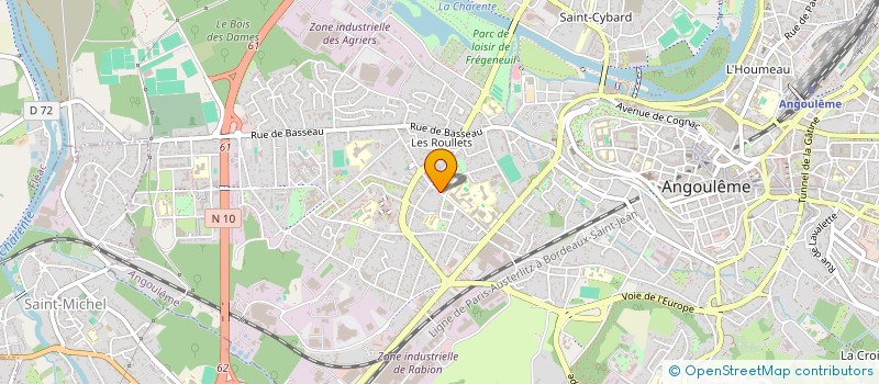 localisation de l'entreprise MONSIEUR ETIENNE GOURSAUD à ANGOULEME