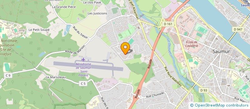 localisation de l'entreprise MONSIEUR ETIENNE GRANCHER  SAUMUR