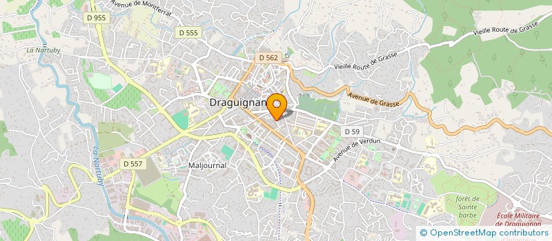 localisation de l'entreprise MONSIEUR ETIENNE GRASSET  DRAGUIGNAN