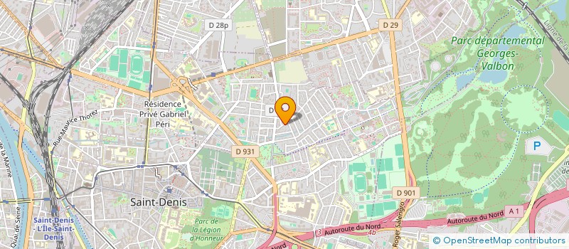 localisation de l'entreprise MONSIEUR ETIENNE GROS  SAINT-DENIS