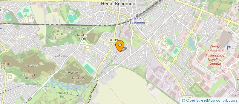 localisation de l'entreprise MONSIEUR ETIENNE GRZESIEK  HENIN-BEAUMONT