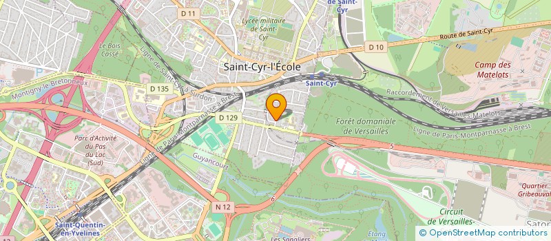 localisation de l'entreprise MONSIEUR ETIENNE GUEGANO  SAINT-CYR-L'ECOLE