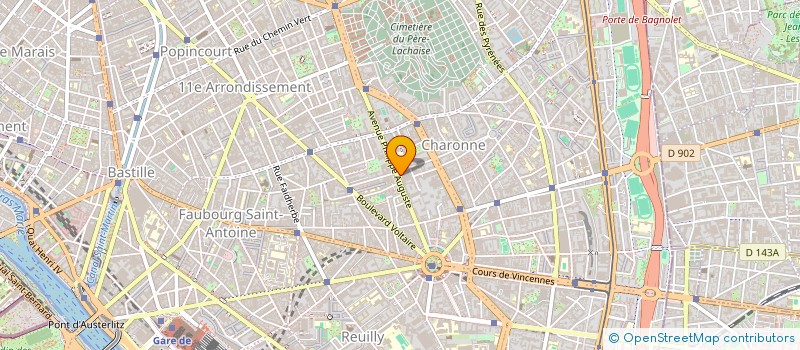 localisation de l'entreprise MONSIEUR ETIENNE GUENEAU  PARIS