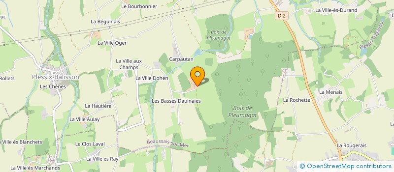 localisation de l'entreprise MONSIEUR ETIENNE GUERIN  BEAUSSAIS-SUR-MER