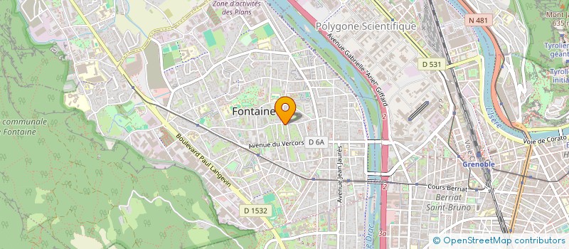 localisation de l'entreprise MONSIEUR ETIENNE GUERINONI  FONTAINE