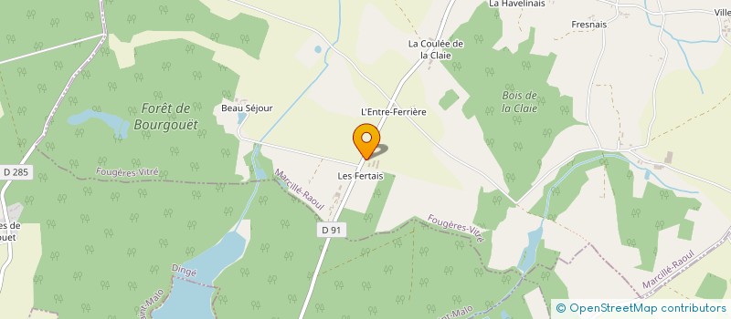 localisation de l'entreprise MONSIEUR ETIENNE GUICHARD à VAL-COUESNON