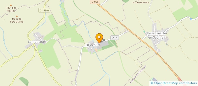 localisation de l'entreprise MONSIEUR ETIENNE GUILLAUME à ORIOCOURT