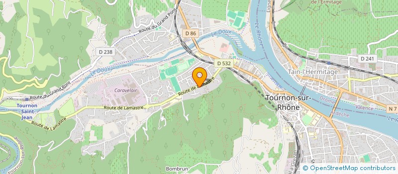 localisation de l'entreprise MONSIEUR ETIENNE GUILLERMAZ à TOURNON-SUR-RHONE
