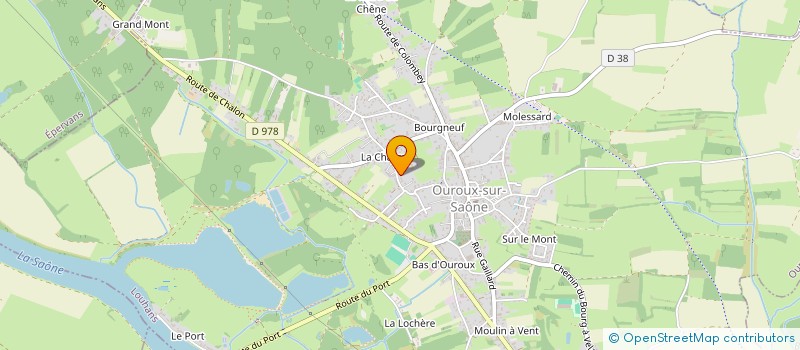 localisation de l'entreprise MONSIEUR ETIENNE GUILLOMON à OUROUX-SUR-SAONE