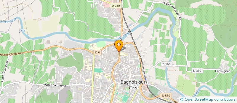 localisation de l'entreprise MONSIEUR ETIENNE GUSTAVE  BAGNOLS-SUR-CEZE