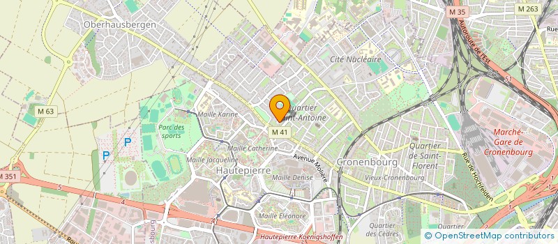 localisation de l'entreprise MONSIEUR ETIENNE HAAN à STRASBOURG