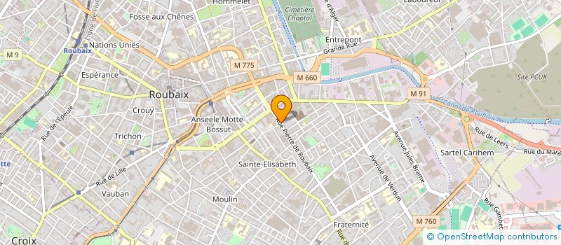 localisation de l'entreprise MONSIEUR ETIENNE HAGBE PENDA à ROUBAIX
