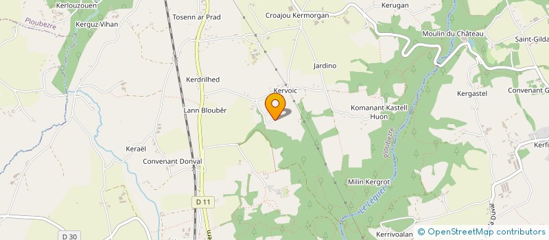 localisation de l'entreprise MONSIEUR ETIENNE HAMON  ROSPEZ