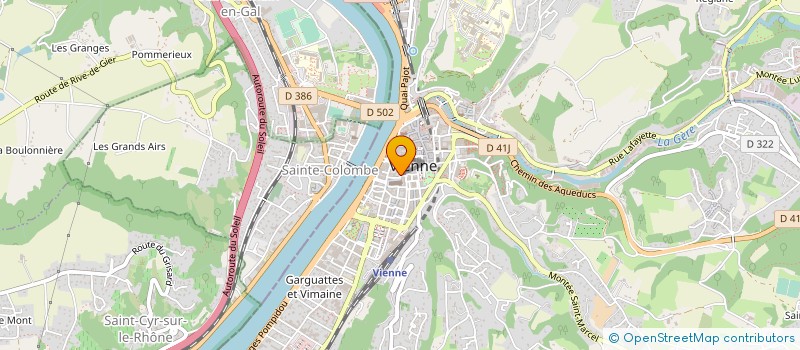 localisation de l'entreprise MONSIEUR ETIENNE HEHN  VIENNE