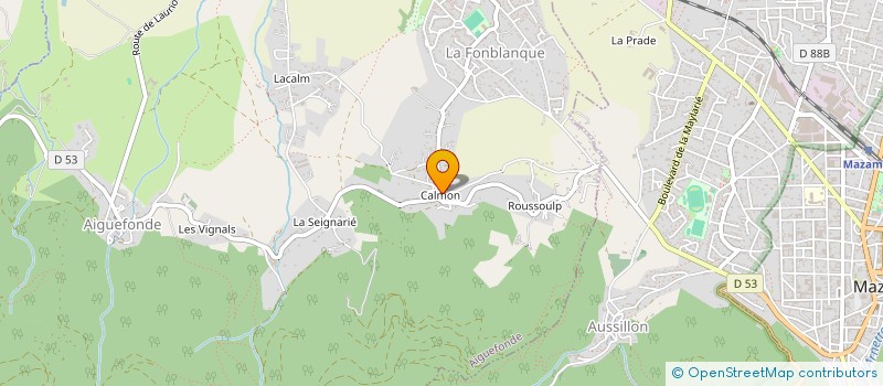 localisation de l'entreprise MONSIEUR ETIENNE HEILIGENSTEIN  AIGUEFONDE