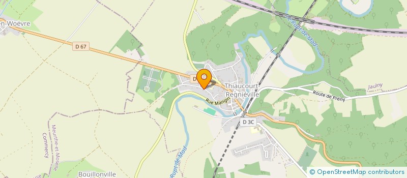 localisation de l'entreprise MONSIEUR ETIENNE HELLUY  THIAUCOURT-REGNIEVILLE