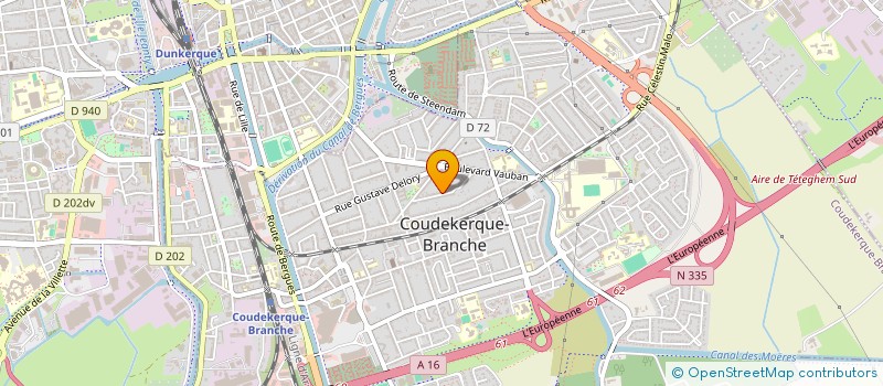 localisation de l'entreprise MONSIEUR ETIENNE HENNEBELLE  COUDEKERQUE-BRANCHE