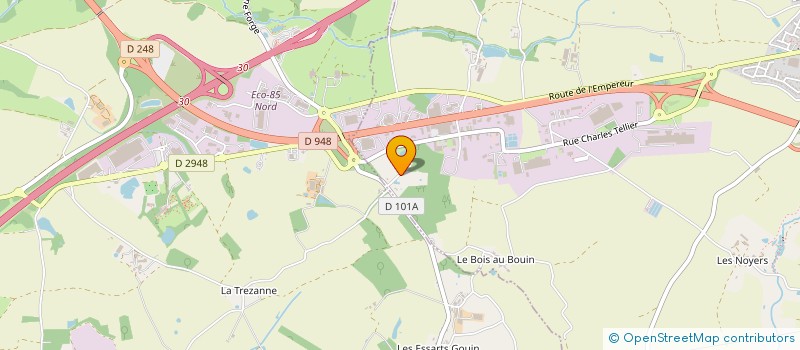 localisation de l'entreprise MONSIEUR ETIENNE HERBRETEAU  LA CHAIZE-LE-VICOMTE