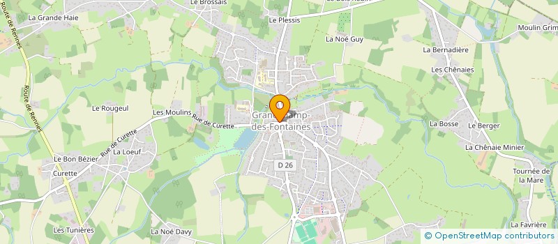 localisation de l'entreprise MONSIEUR ETIENNE HERVE à GRANDCHAMP-DES-FONTAINES
