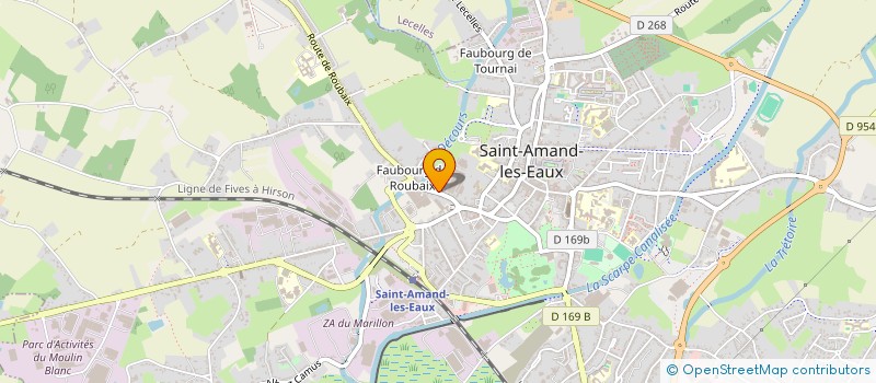 localisation de l'entreprise MONSIEUR ETIENNE HIVET à SAINT-AMAND-LES-EAUX