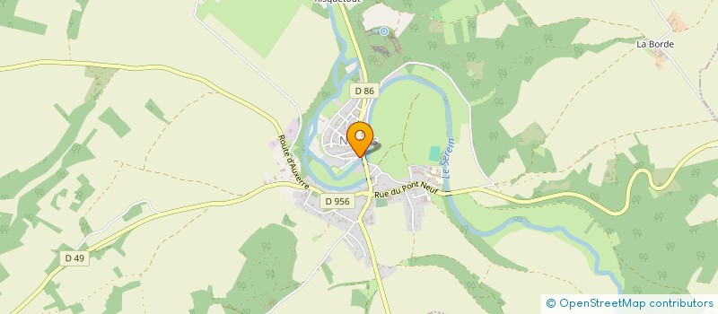 localisation de l'entreprise MONSIEUR ETIENNE HODANGER à NOYERS