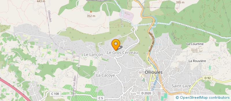 localisation de l'entreprise MONSIEUR ETIENNE HOUOT  OLLIOULES