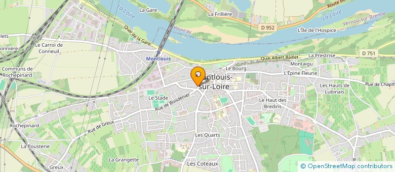 localisation de l'entreprise MONSIEUR ETIENNE HUBERT à MONTLOUIS-SUR-LOIRE