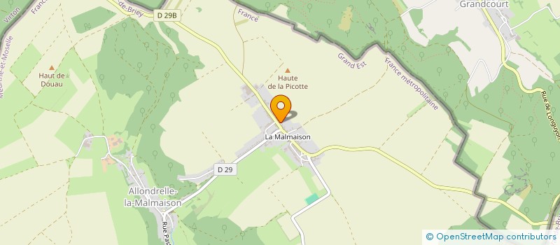 localisation de l'entreprise MONSIEUR ETIENNE HUBERT  ALLONDRELLE-LA-MALMAISON