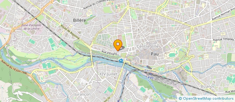 localisation de l'entreprise MONSIEUR ETIENNE HUMARAUT à PAU