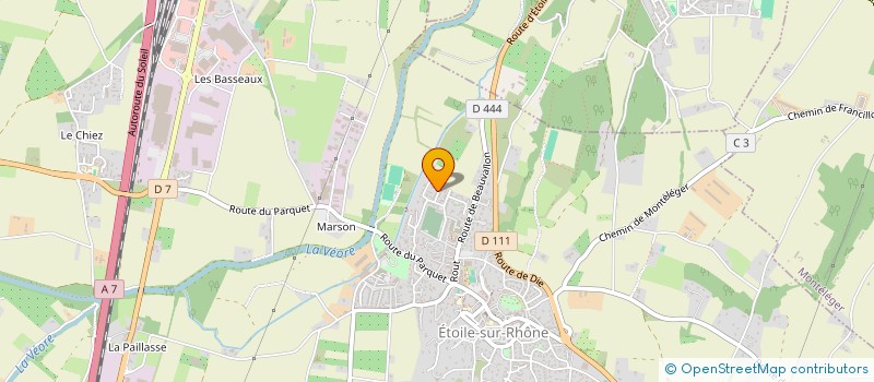 localisation de l'entreprise MONSIEUR ETIENNE HURAY  ETOILE-SUR-RHONE