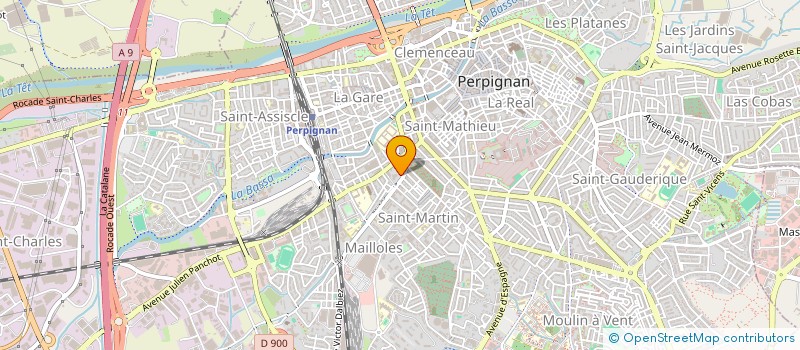 localisation de l'entreprise MONSIEUR ETIENNE IMHOFF  PERPIGNAN