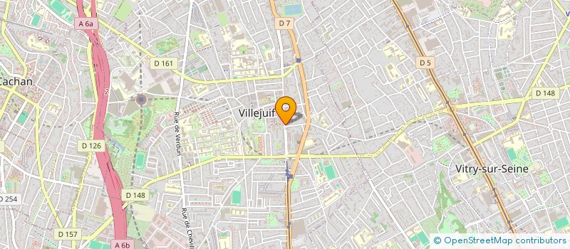 localisation de l'entreprise MONSIEUR ETIENNE IVALA à VILLEJUIF